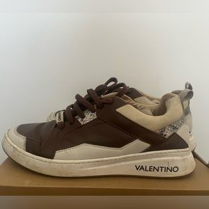Snake-print Valentino Runners